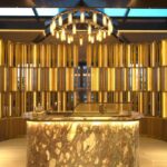 Bronze Horizon Lobby Screen