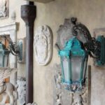 Verdigris Scroll Lanterns