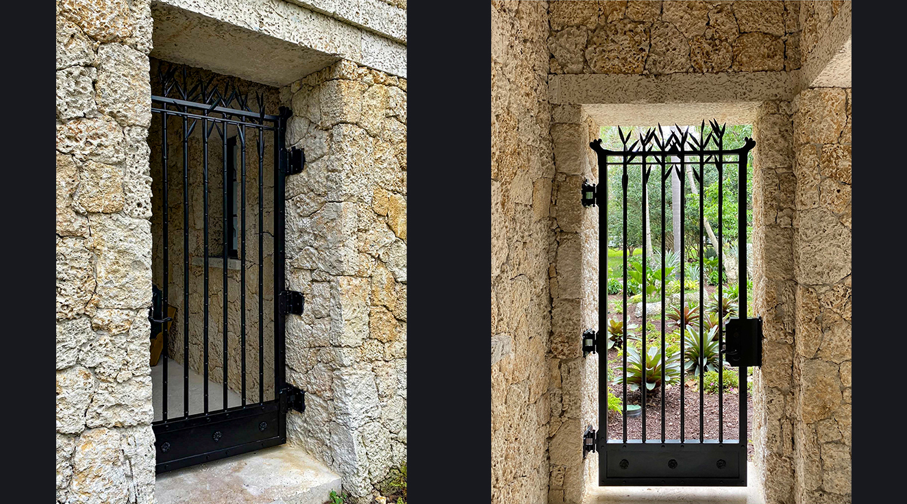 Details of the Pedestrian Bamboo Gate