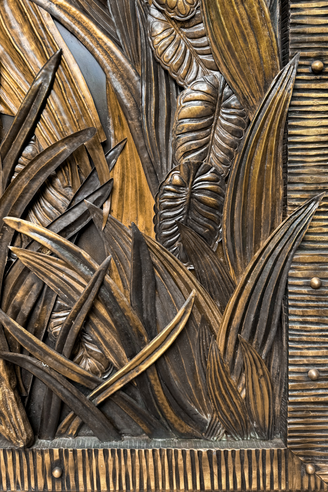 Detail of the gates of Eden
